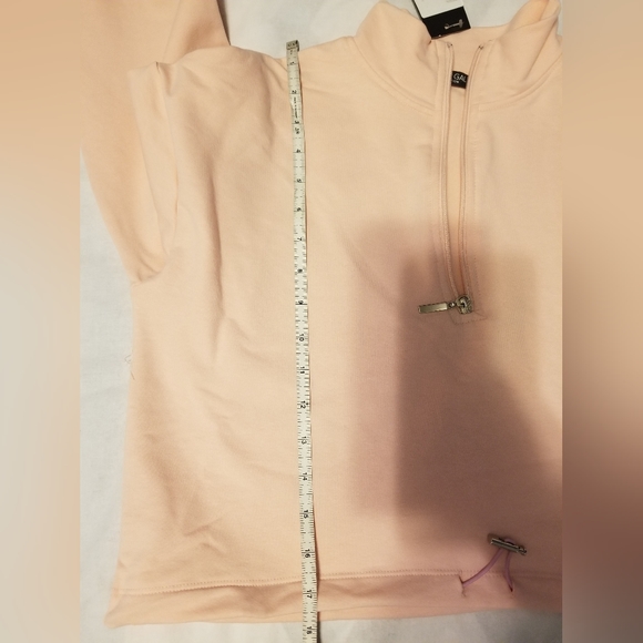 NWT Nasty Gal Collection Cream Crooped Sweateshirt and Joggers Set Size M - Picture 2 of 16